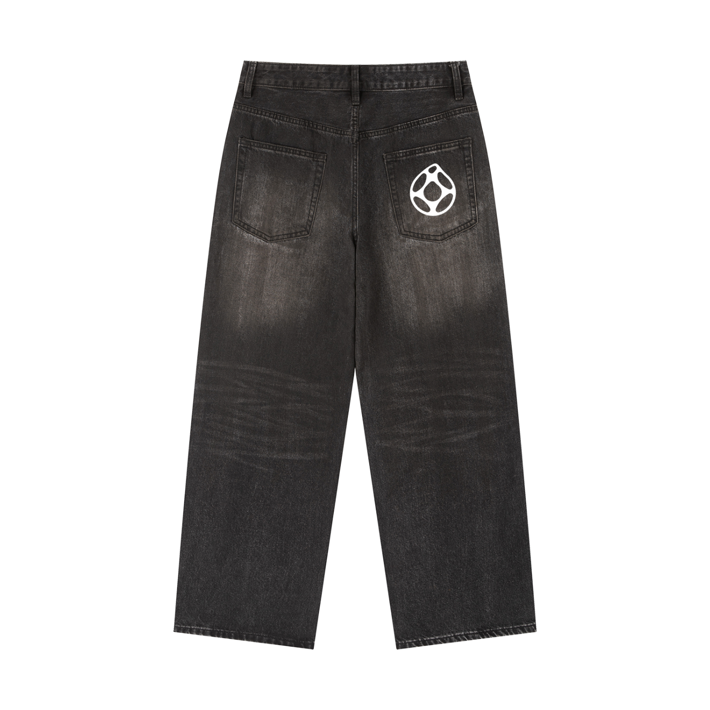 motorX baggy jean - black