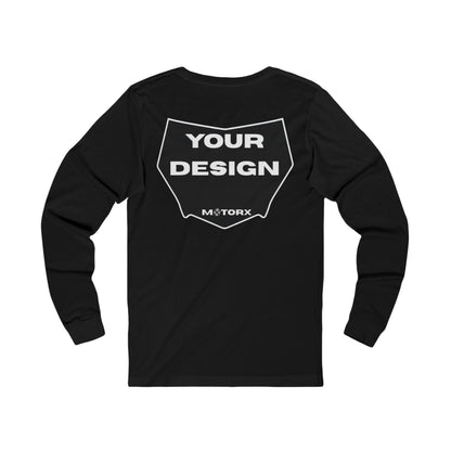 Custom decal MotorX long sleeve - black