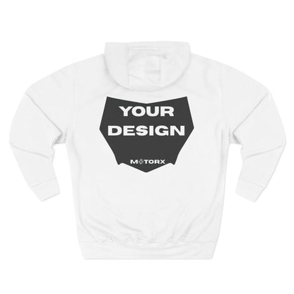 Custom decal MotorX Hoodie - White