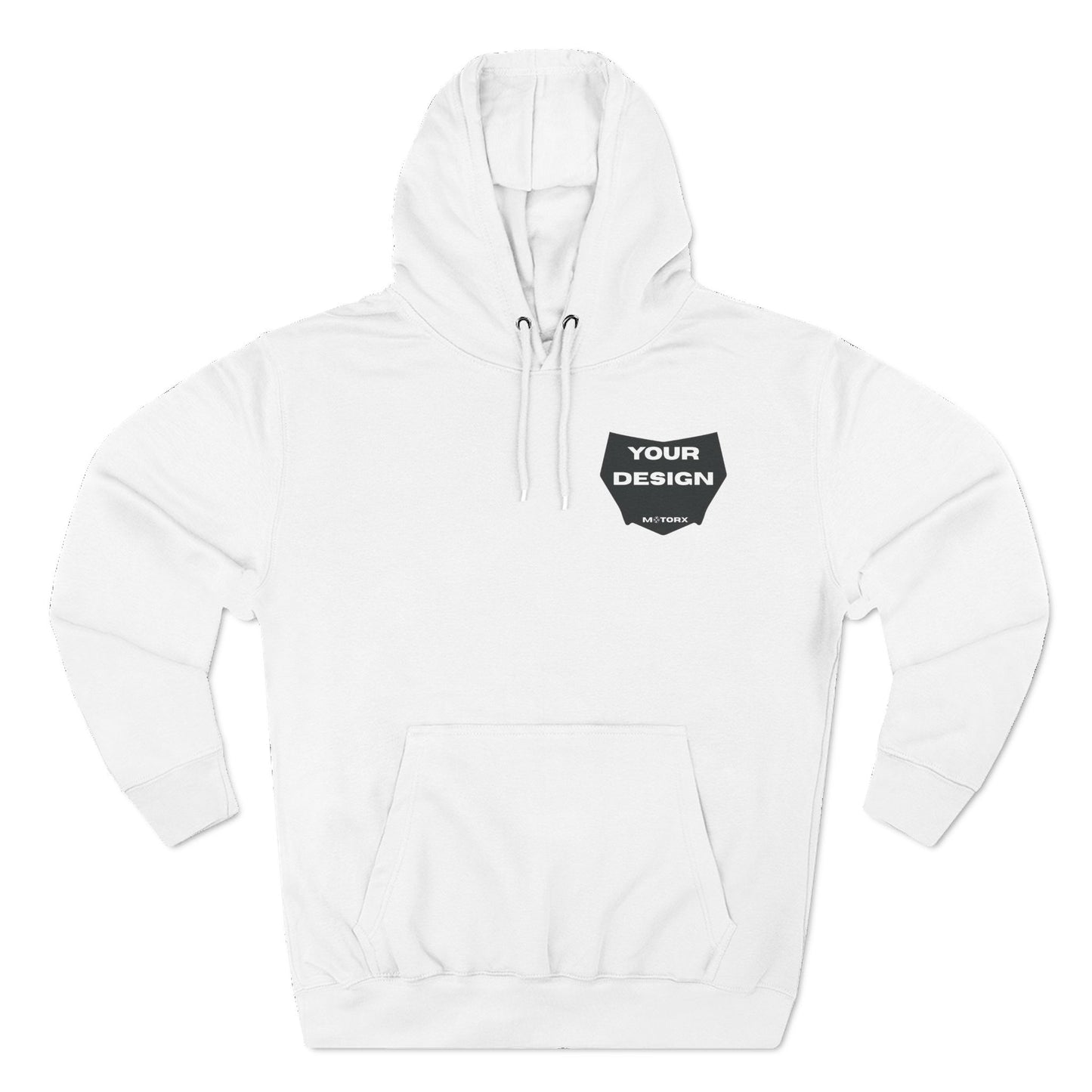 Custom decal MotorX Hoodie - White