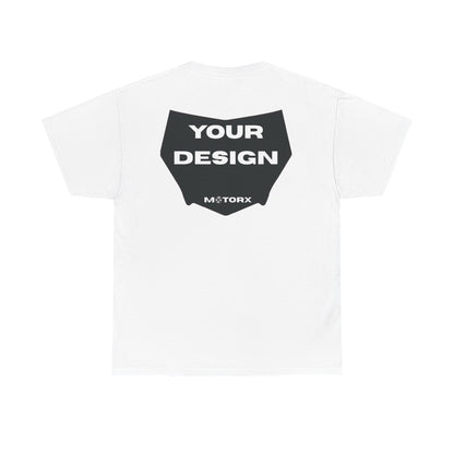Custom decal MotorX tee - white