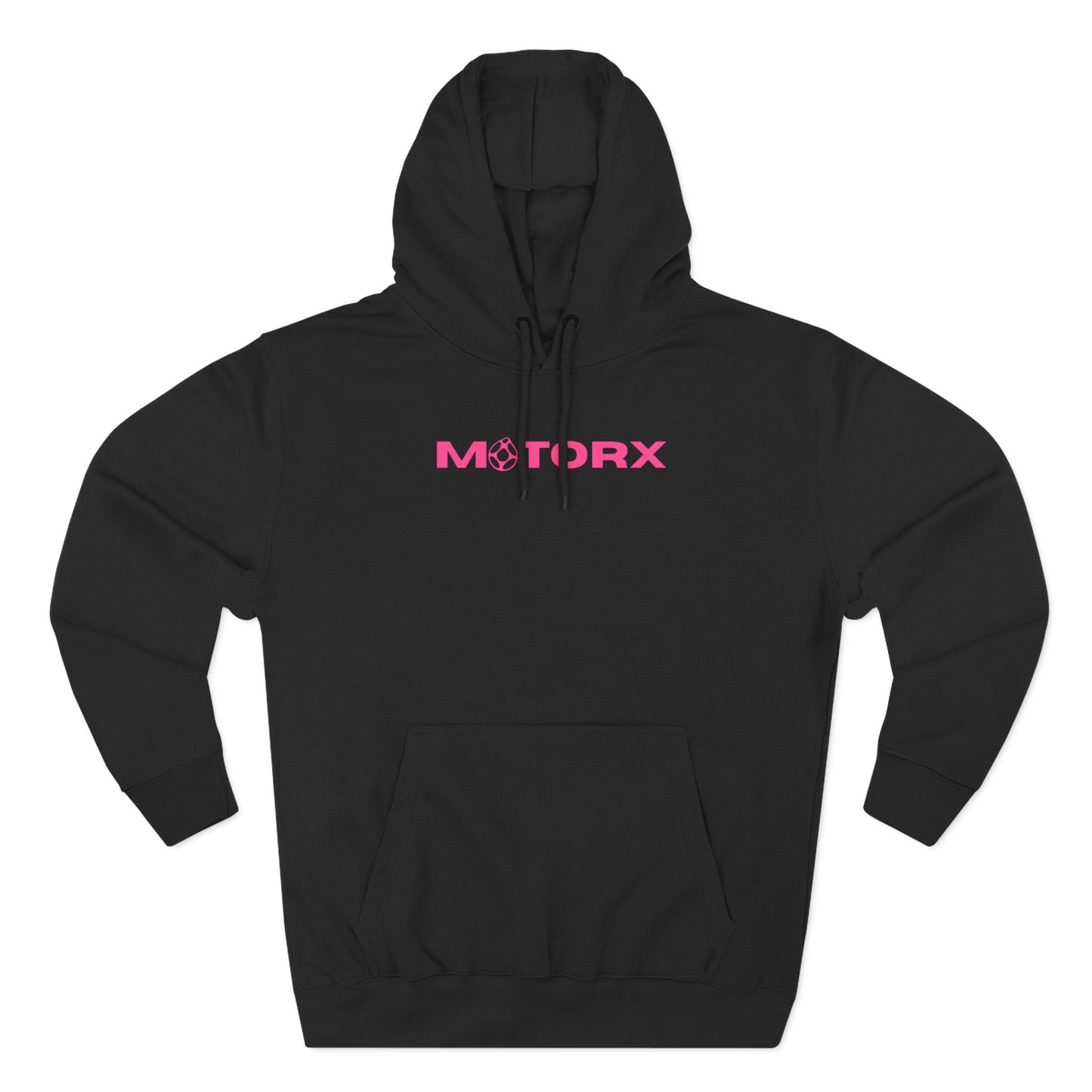 limited edition pink styled motorX hoodie - black/pink