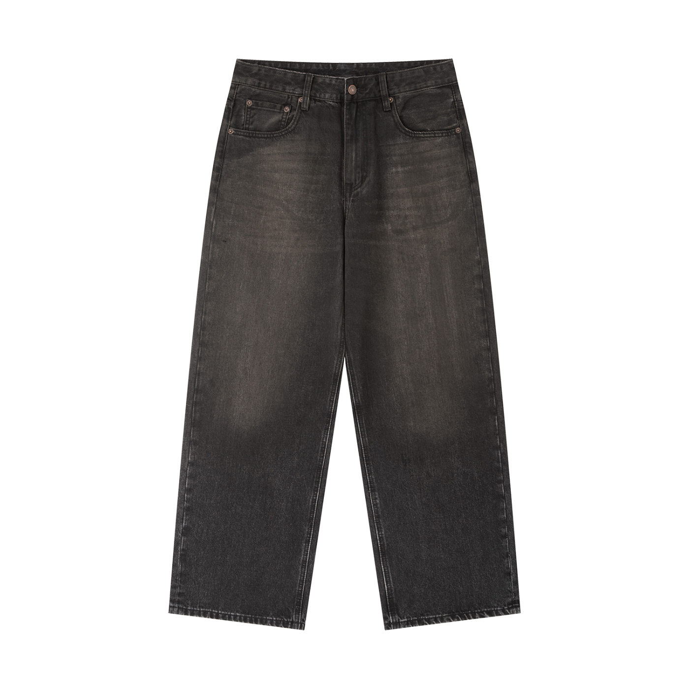 motorX baggy jean - black